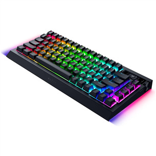Razer Blackwidow Pro 75%, tactile, melna - Bezvadu klaviatūra
