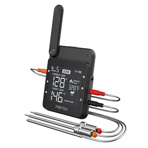 HerQs Professional, black - Smart cooking thermometer HERQS004