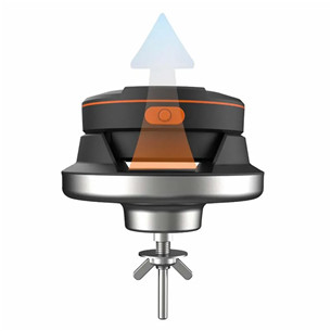 HerQs Dome thermometer, melna - Viedais gatavošanas termometrs