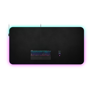 SteelSeries QcK Prism Cloth 5XL, melna - Datorpeles paliktnis