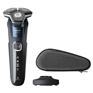 Philips Shaver 5000, Wet & Dry, melna/zila - Skuveklis PR000126836
