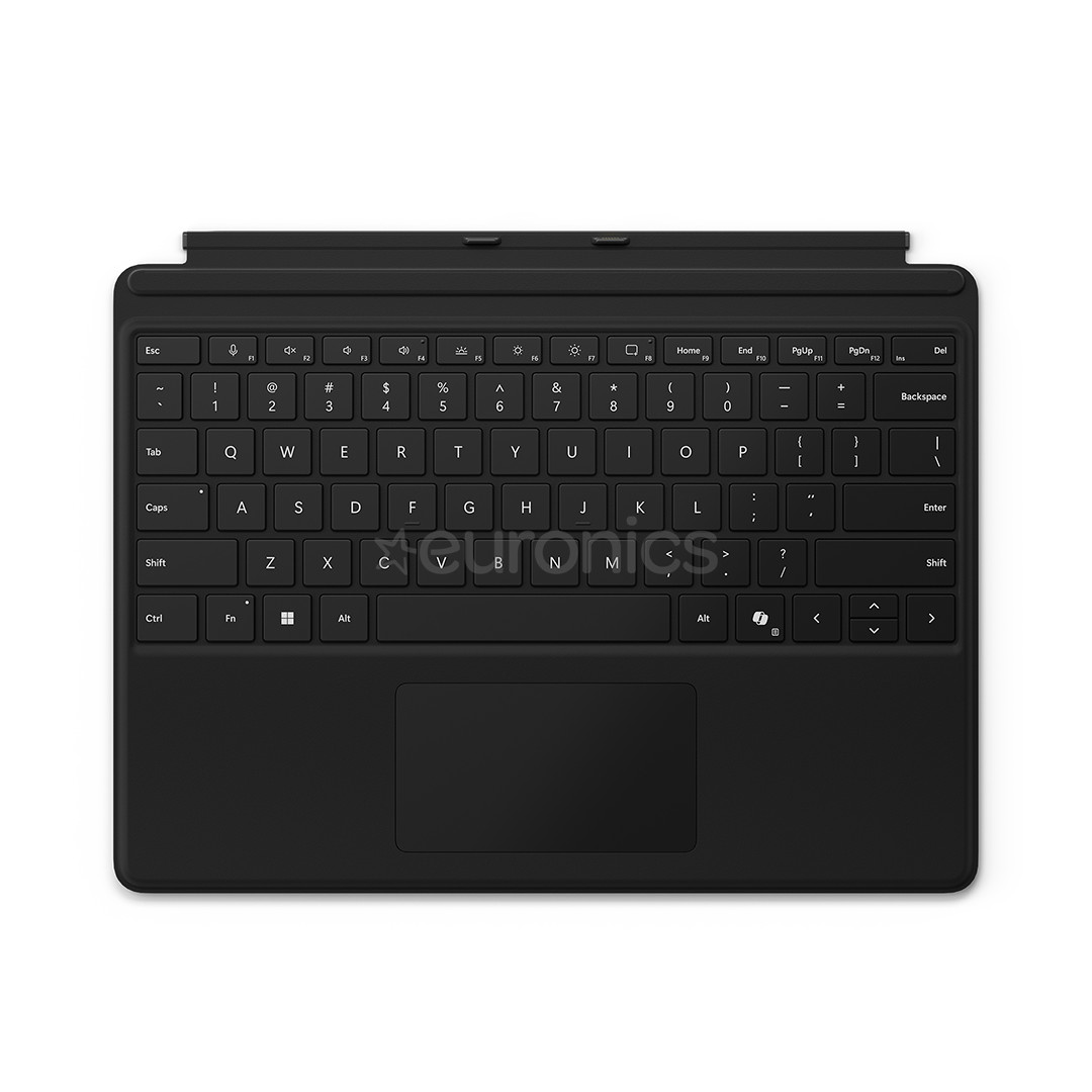 Microsoft Surface Pro Keyboard SC English International, melna - Bezvadu klaviatūra