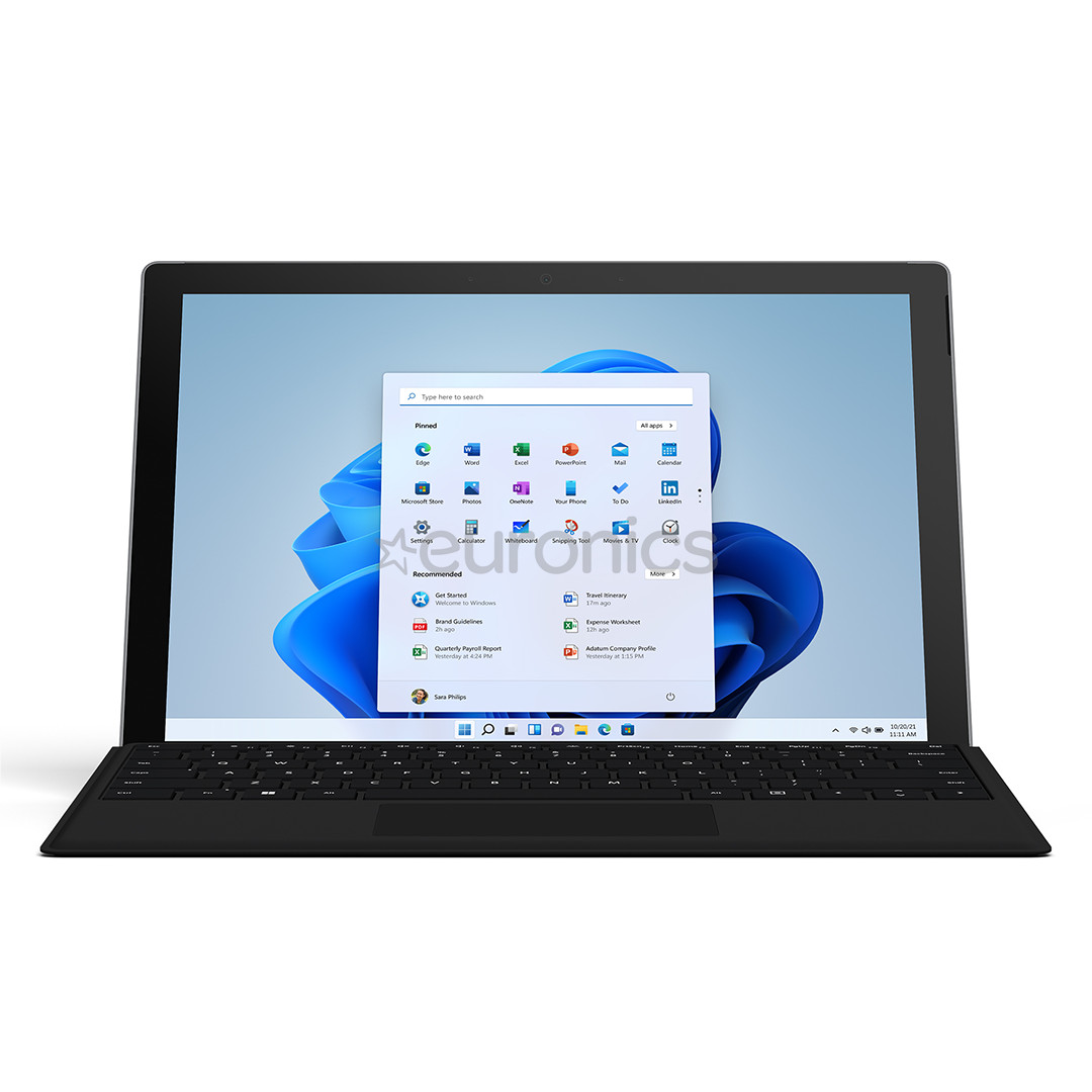 Microsoft Surface Pro Keyboard SC English International, melna - Bezvadu klaviatūra