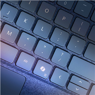 Microsoft Surface Pro Keyboard SC English International, melna - Bezvadu klaviatūra
