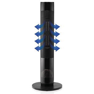 Gorenje, 2000 W, melna - Elektriskais sildītājs