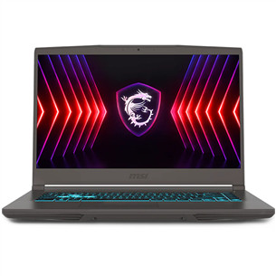 MSI Thin 15, 15,6'', FHD, 144 Hz, i5, 16 GB, 512 GB, RTX 4050, tumši pelēka - Portatīvais dators THIN15-B13VE-2053NL