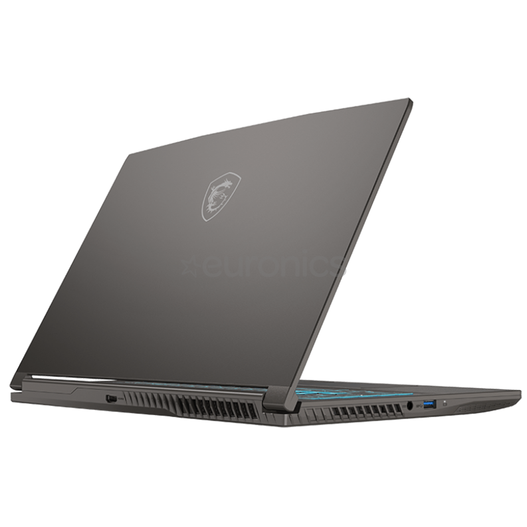 MSI Thin 15, 15,6'', FHD, 144 Hz, i5, 16 GB, 512 GB, RTX 4050, tumši pelēka - Portatīvais dators