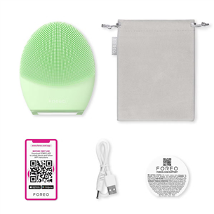Foreo LUNA™ 4, kombinētai ādai, zaļa - Ierīce sejas ādas attīrīšanai