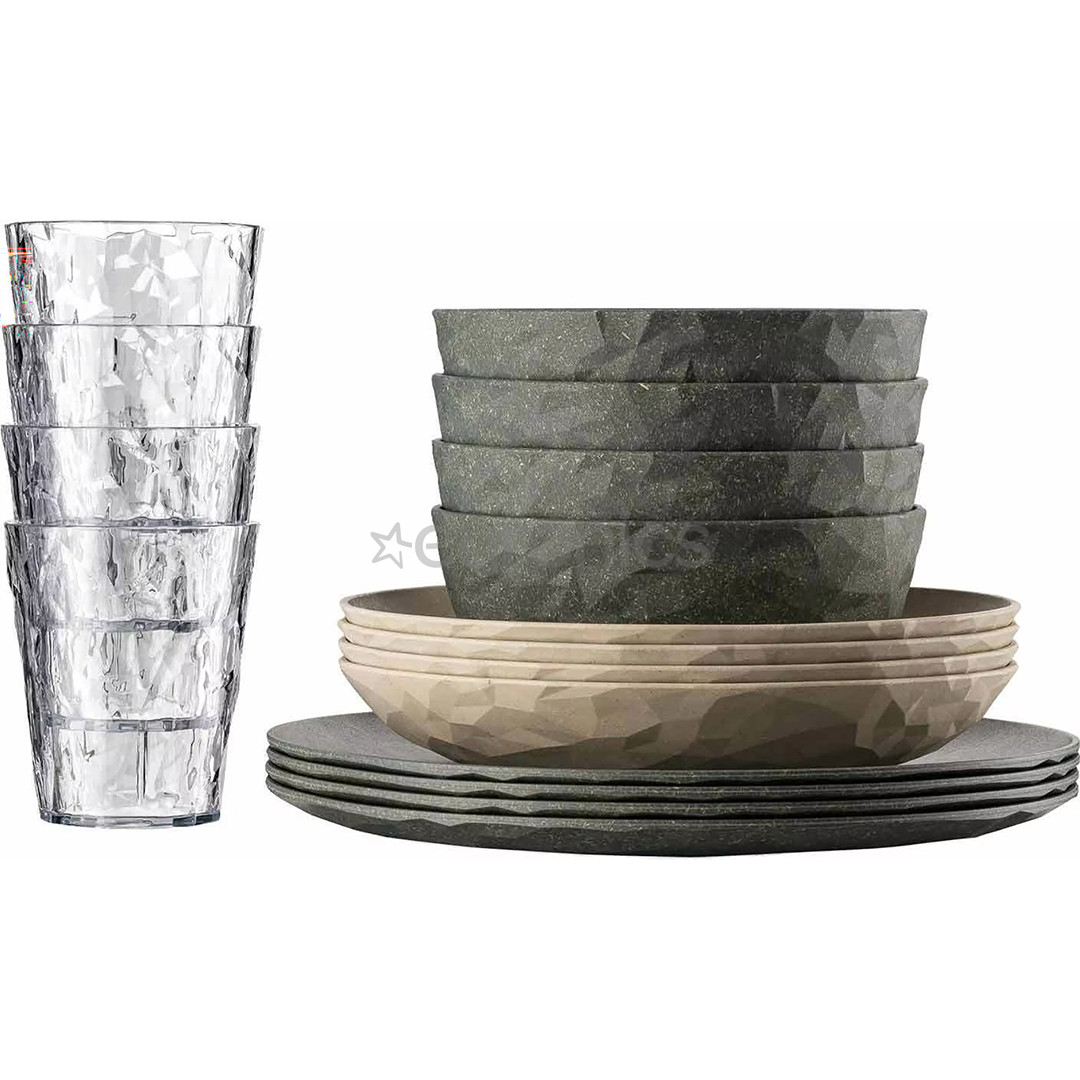 Koziol CLUB SET GÖTEBORG, 16 gab. - Galda piederumu komplekts