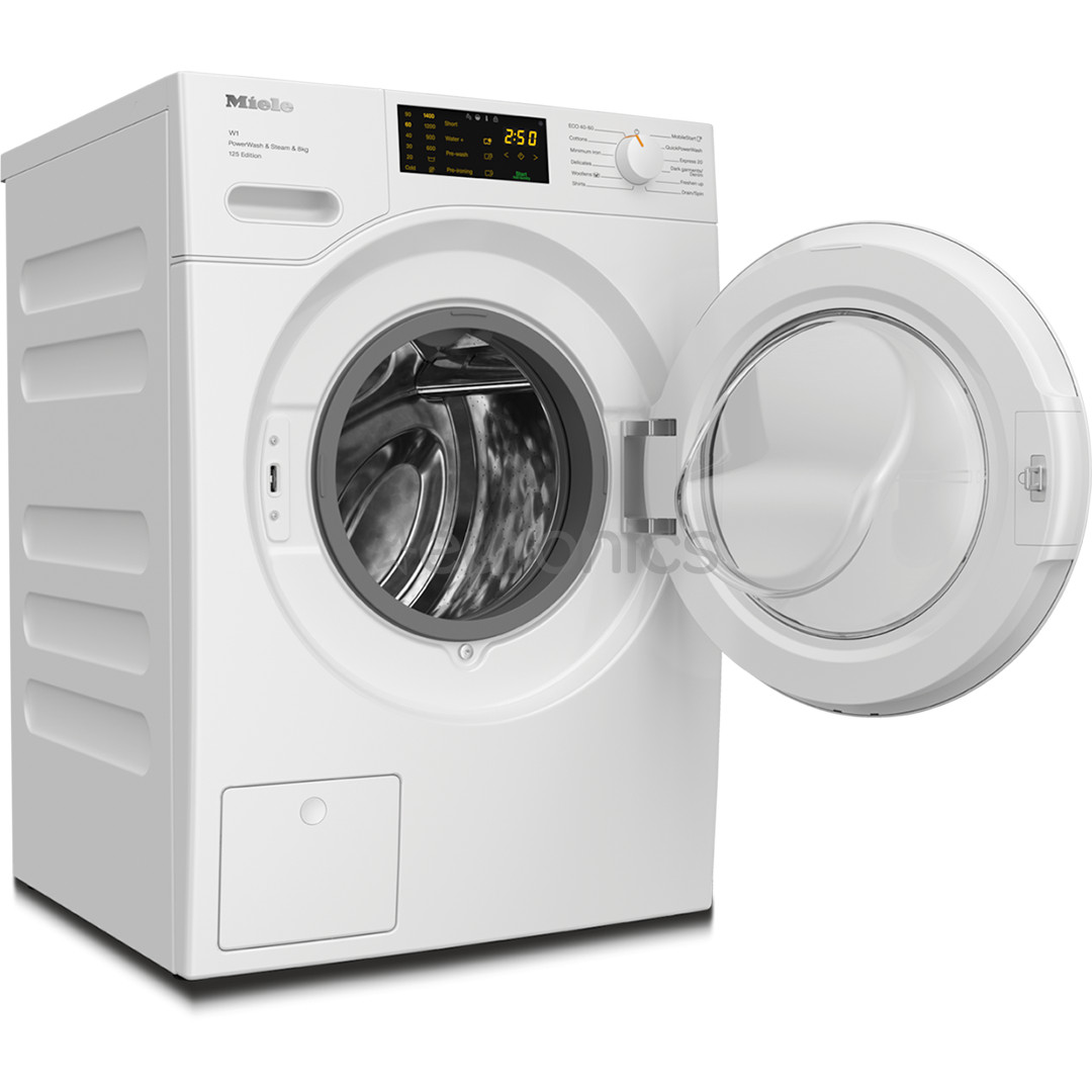 Miele 125 Edition, 8 kg, dziļums 60 cm, 1400 apgr/min. - Veļas mazgājamā mašīna ar priekšējo ielādi