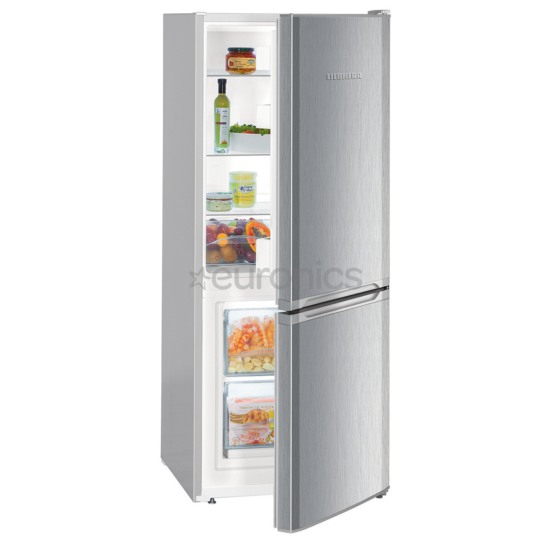 Liebherr, SmartFrost, 210 L, height 138 cm, silver - Refrigerator