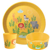 Koziol CONNECT AFRICA, 3 pcs - Children's tableware set