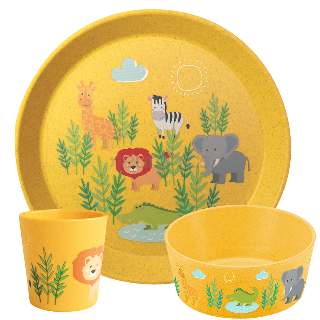 Koziol CONNECT AFRICA, 3 pcs - Children's tableware set
