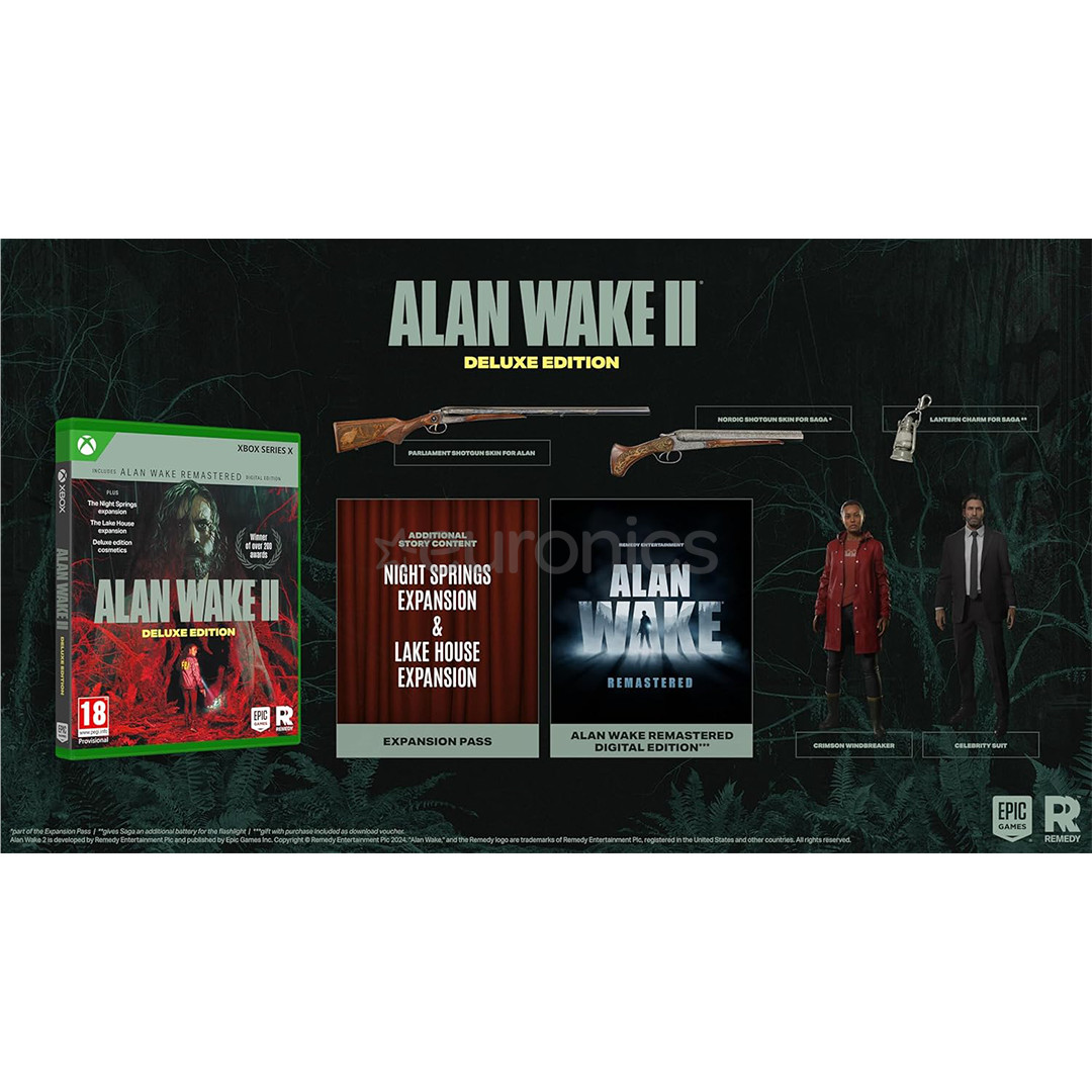 Alan Wake II Deluxe Edition, Xbox Series X - Spēle