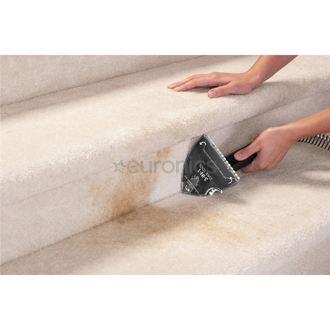 Bissell Revolution™ HydroSteam™, 1300 W, melna - Tvaika paklāju un tekstila tīrītājs