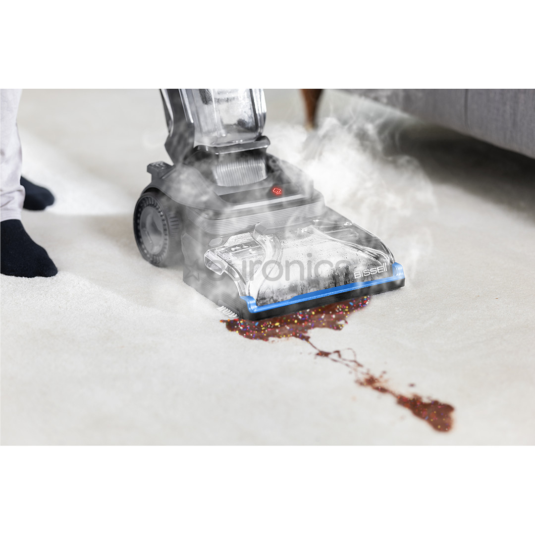 Bissell Revolution™ HydroSteam™, 1300 W, melna - Tvaika paklāju un tekstila tīrītājs