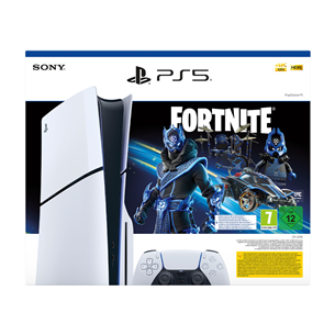 Sony PlayStation 5 Slim + Fortnite Cobalt Star - Spēļu konsole