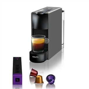 Krups Nespresso Essenza Mini, серый - Капсульная кофеварка