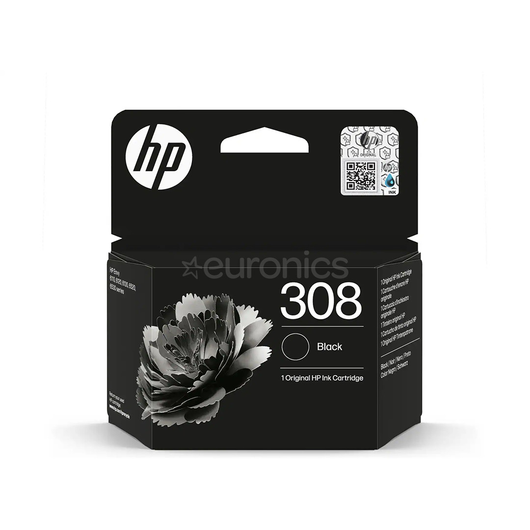 HP 308 Black - Toneris printerim