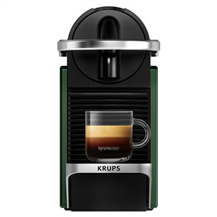 Krups Nespresso Pixie Redesign, темно-зеленый - Капсульная кофеварка