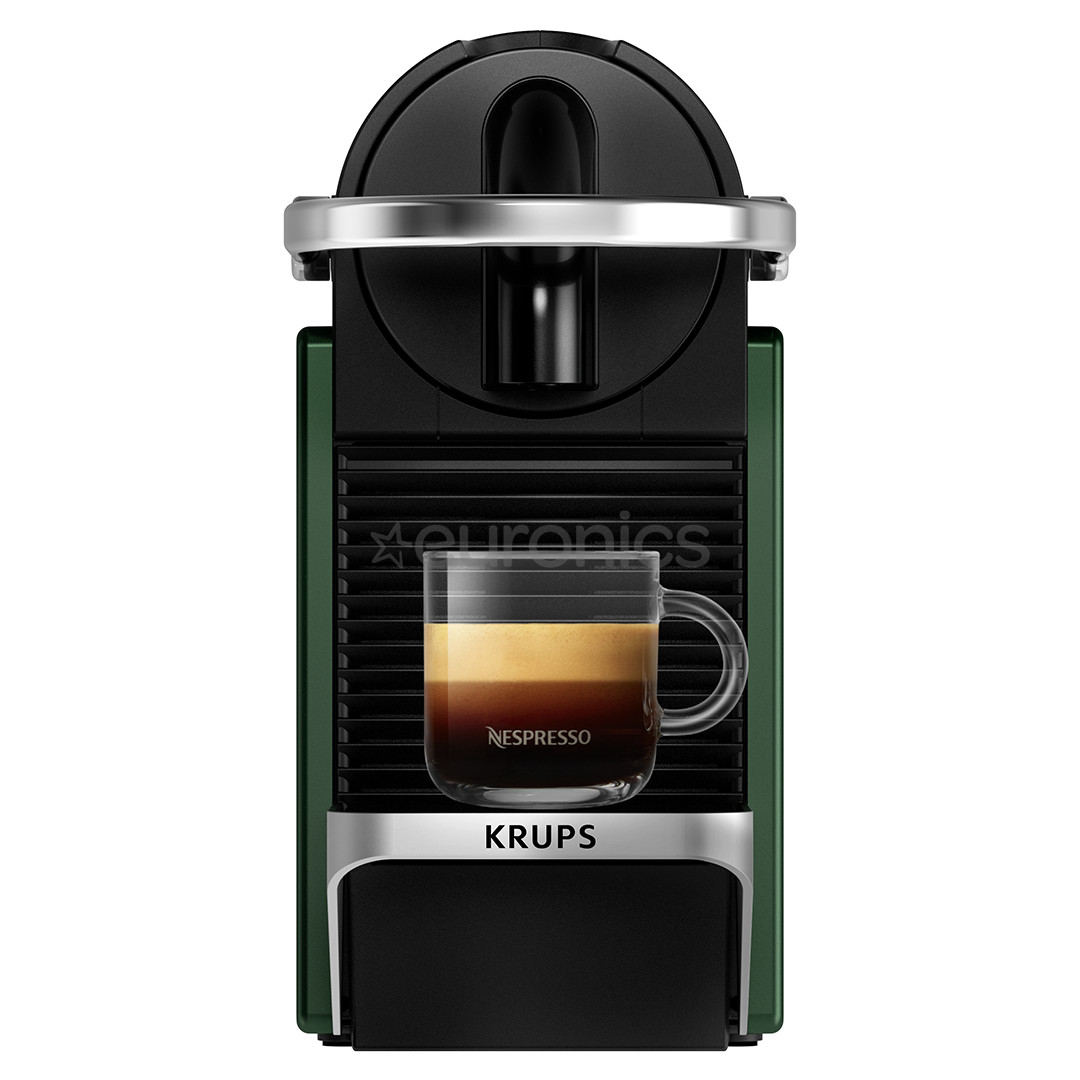 Krups Nespresso Pixie Redesign, темно-зеленый - Капсульная кофеварка