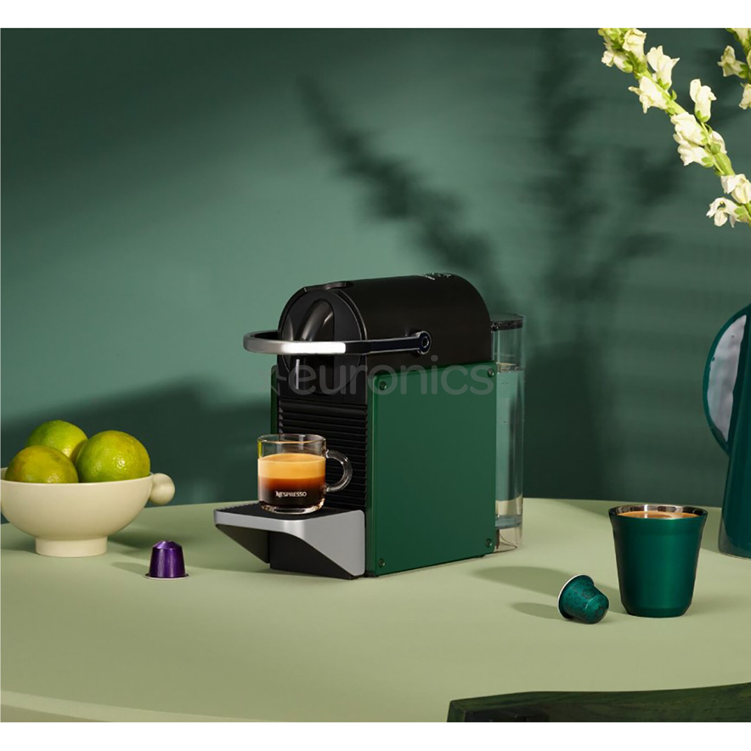 Krups Nespresso Pixie Redesign, темно-зеленый - Капсульная кофеварка