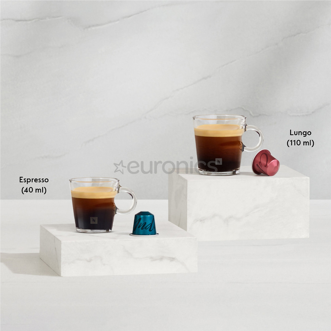 Krups Nespresso Pixie Redesign, titāna - Kapsulu kafijas automāts