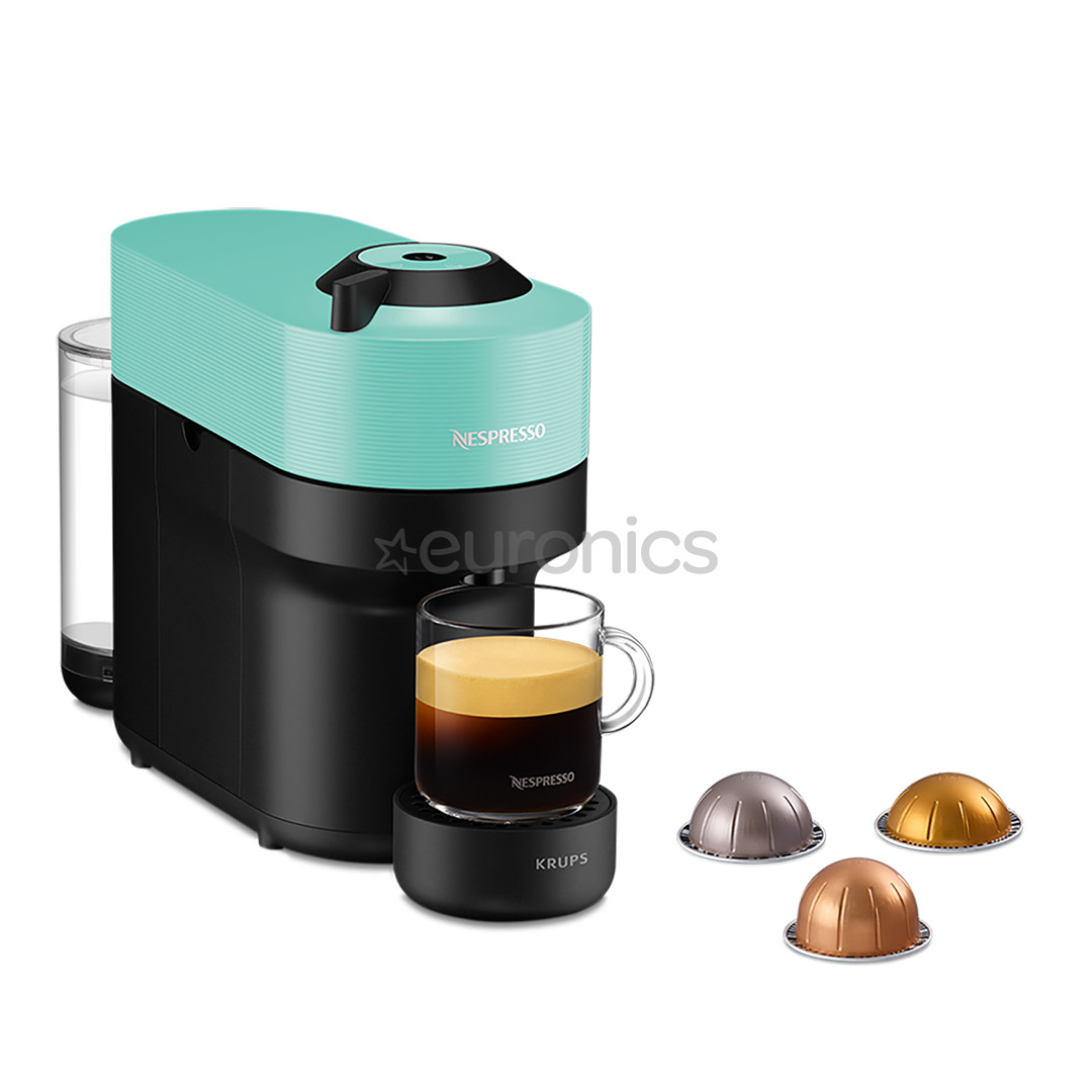 Krups Nespresso Vertuo Pop, mint - Capsule coffee machine