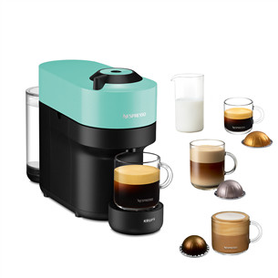 Krups Nespresso Vertuo Pop, mint - Capsule coffee machine