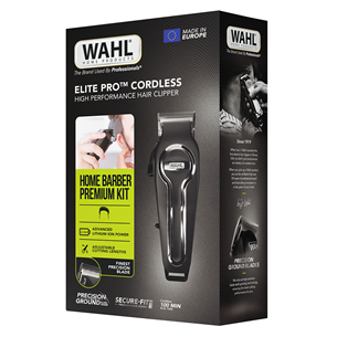 Wahl Elite Pro, ar vadu/bez vada, melna - Matu griežamā mašīna