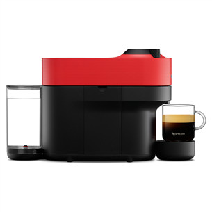 Krups Nespresso Vertuo Pop, sarkana - Kapsulu kafijas automāts