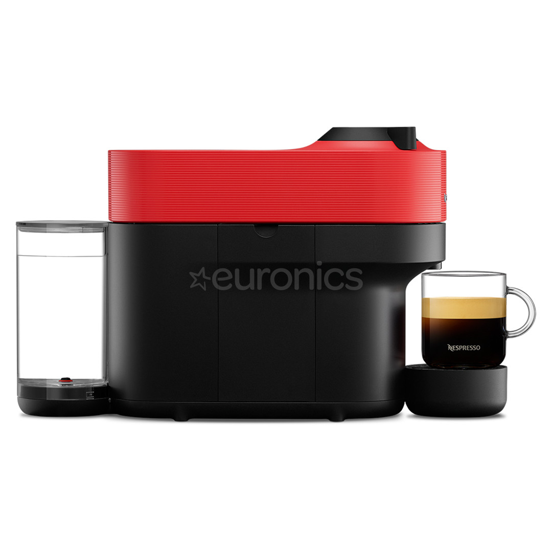 Krups Nespresso Vertuo Pop, sarkana - Kapsulu kafijas automāts