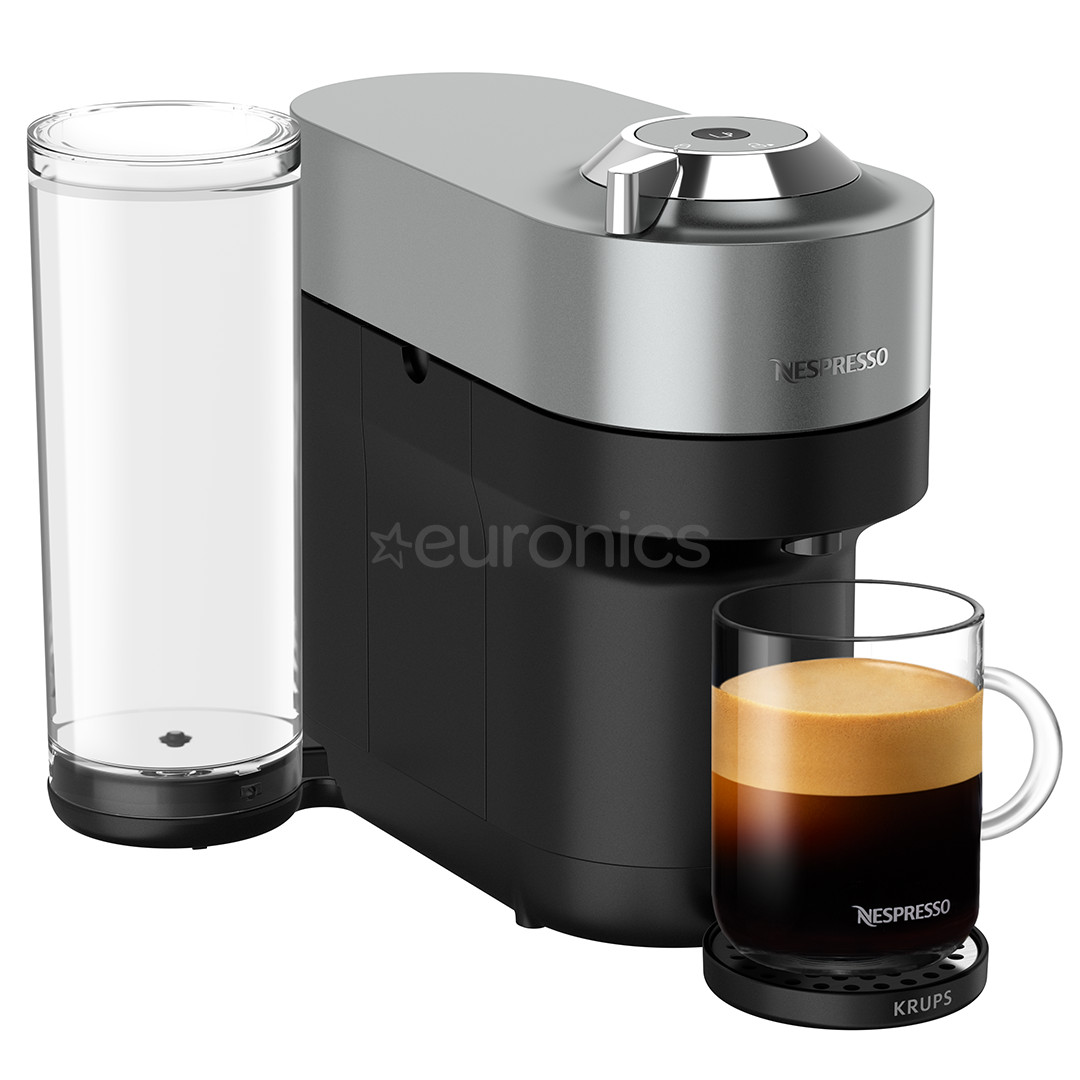 Krups Nespresso Vertuo Pop+, titāna - Kapsulu kafijas automāts