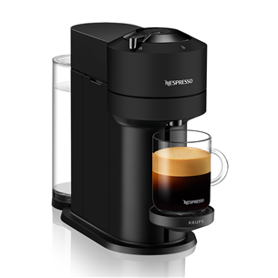 Krups Nespresso Vertuo Next, matt black - Capsule coffee machine XN910N10