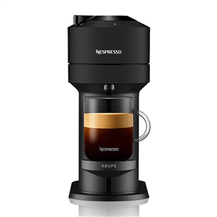 Krups Nespresso Vertuo Next, matt black - Capsule coffee machine