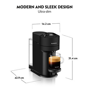 Krups Nespresso Vertuo Next, матовый черный - Капсульная кофеварка