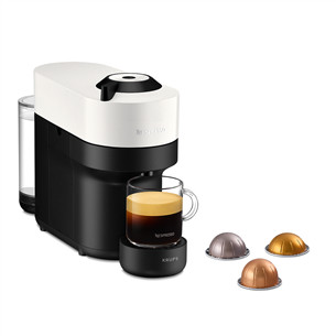 Krups Nespresso Vertuo Pop, white - Capsule coffee machine