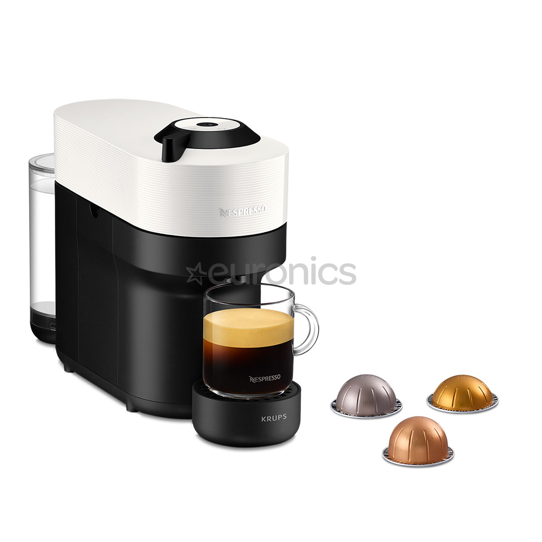 Krups Nespresso Vertuo Pop, white - Capsule coffee machine