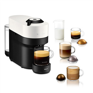 Krups Nespresso Vertuo Pop, white - Capsule coffee machine