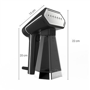 SteamOne, black - Portable steamer + lint remover