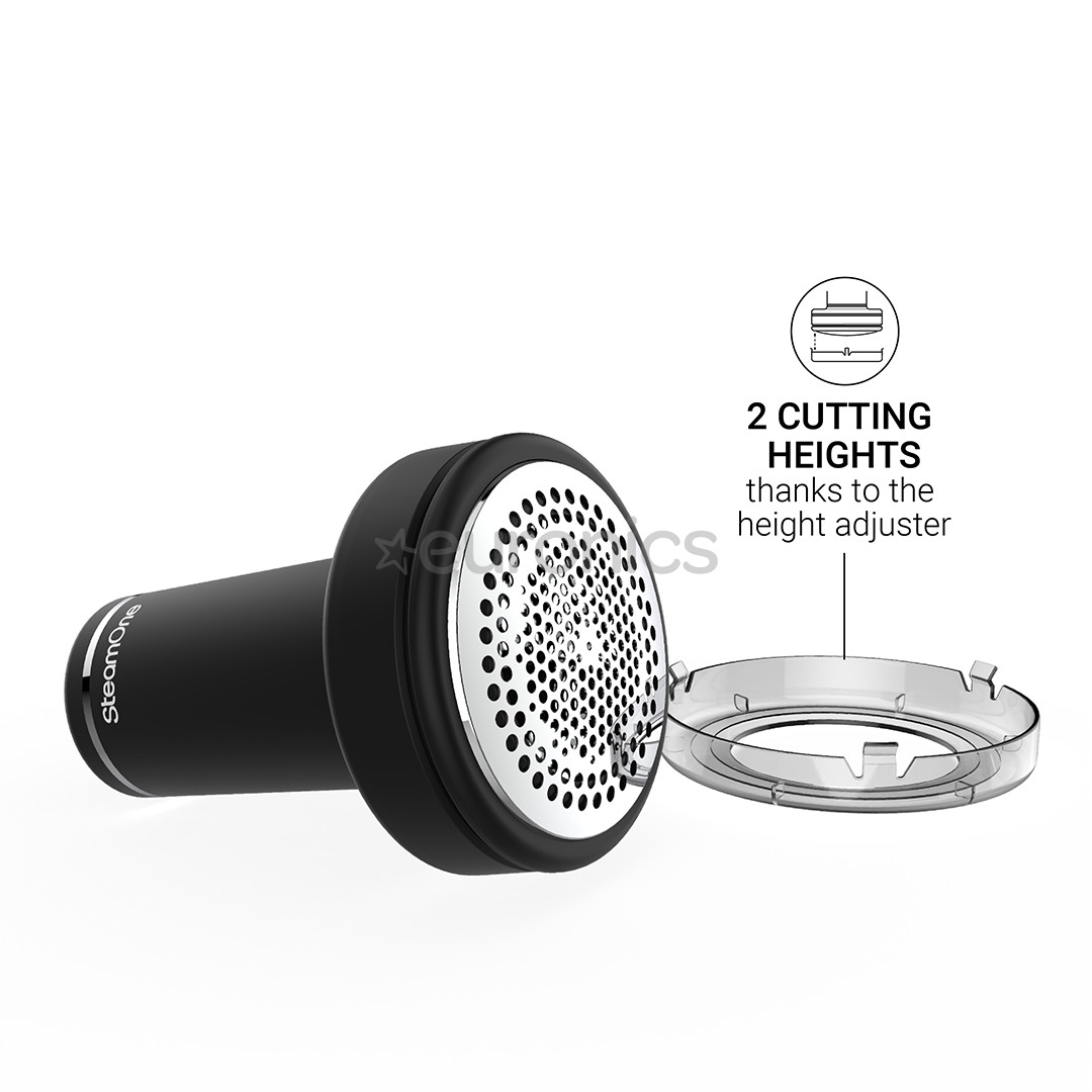 SteamOne, black - Portable steamer + lint remover