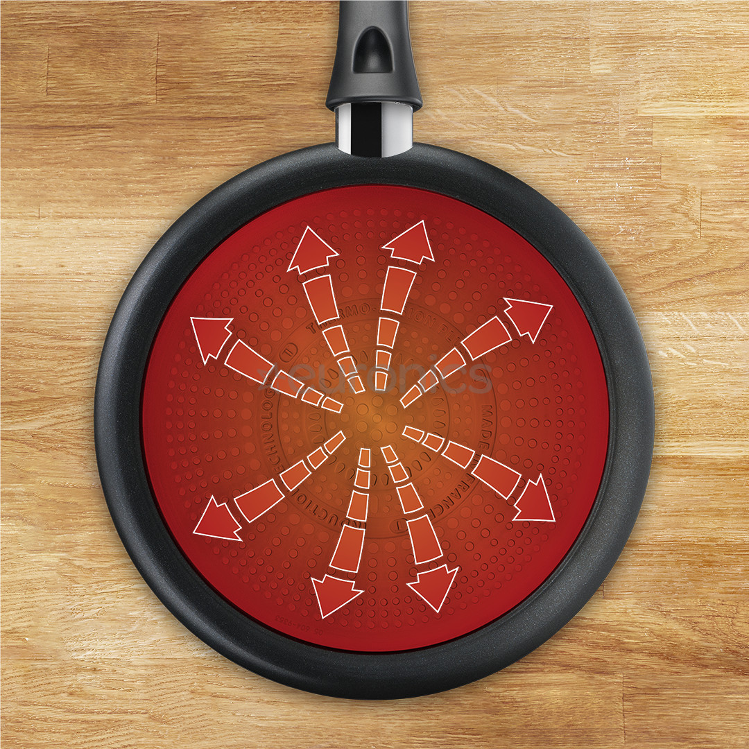 Tefal One Pick Pot, 24 cm, melna - Dziļā panna cepšanai