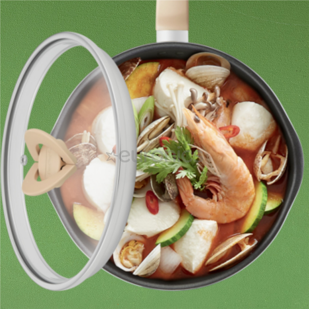 Tefal One Pick Pot, 24 cm, melna - Dziļā panna cepšanai