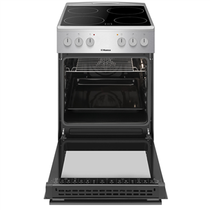 Hansa, 62 L, width 50 cm, inox - Ceramic cooker