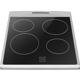 Hansa, 62 L, width 50 cm, inox - Ceramic cooker