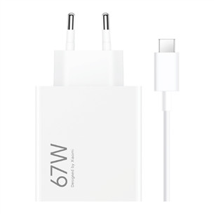 Xiaomi HyperCharge Combo, USB-A, 67 W, balta - Lādētājs BHR9465EU