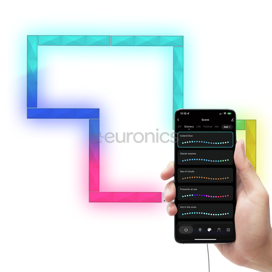 Trust GXT 905 VYBZ, balta - Viedie gaismas paneļi