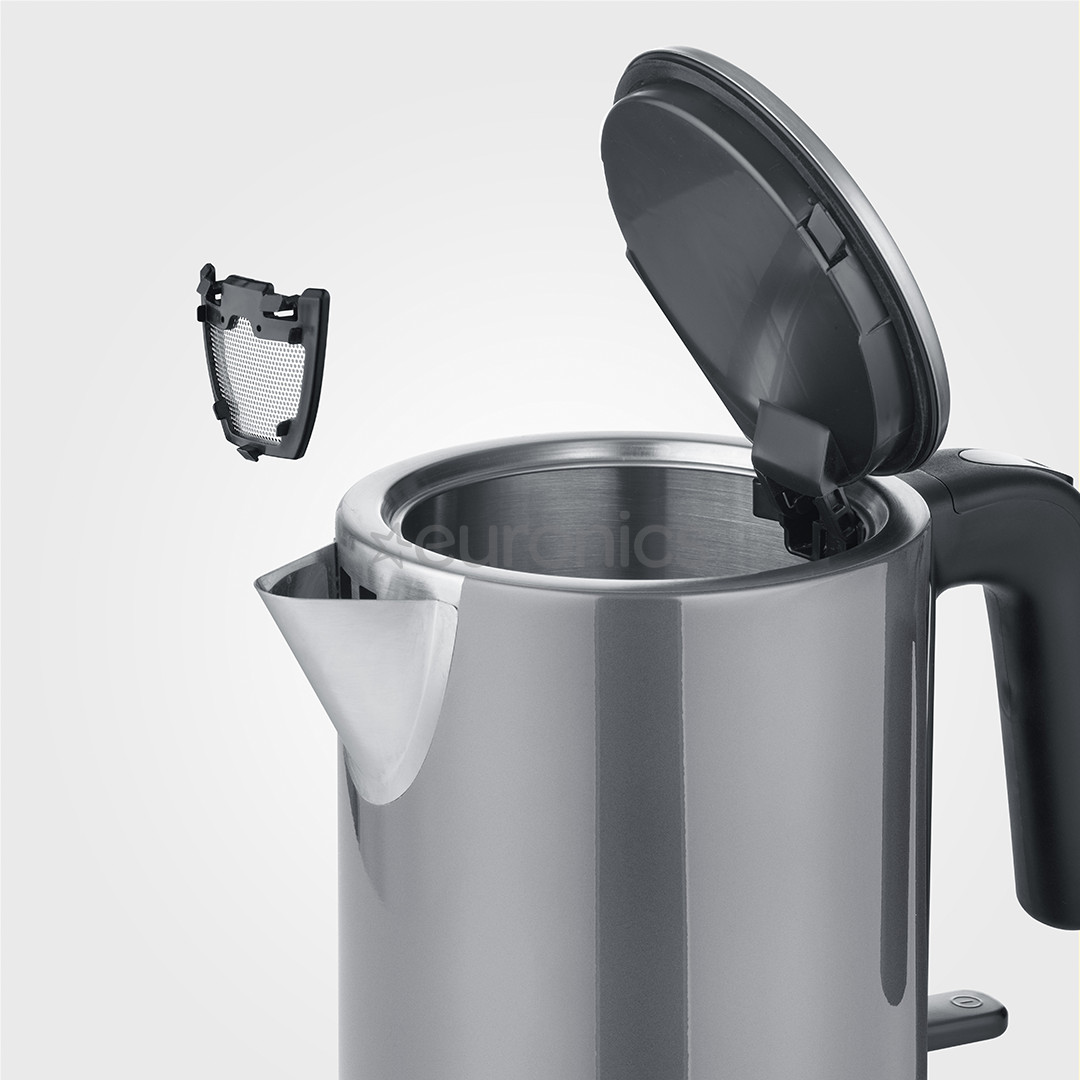 Severin, 2400 W, 1 L, pelēka - Tējkanna