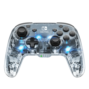 PDP Afterglow Wireless Deluxe, Nintendo Switch, caurspīdīgs - Bezvadu kontrolieris 708056066062