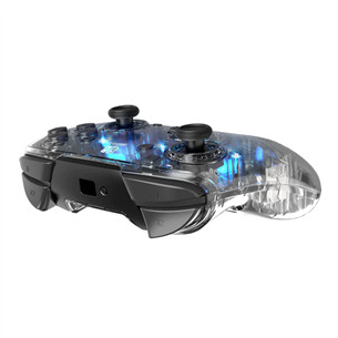 PDP Afterglow Wireless Deluxe, Nintendo Switch, прозрачный - Беспроводной контроллер